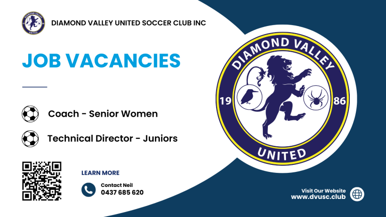 WANTED – Senior Women’s Coach and a Technical Director (Juniors)