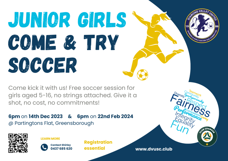 Junior Girls Come & Try Session
