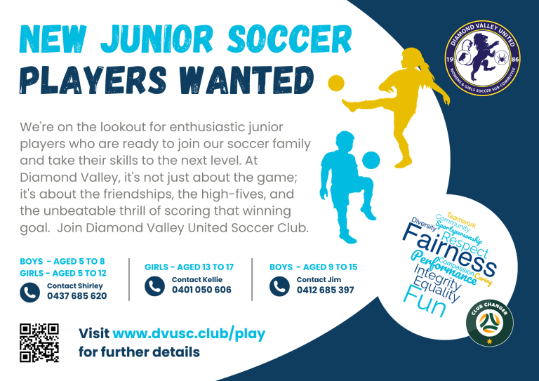 Junior Players Wanted